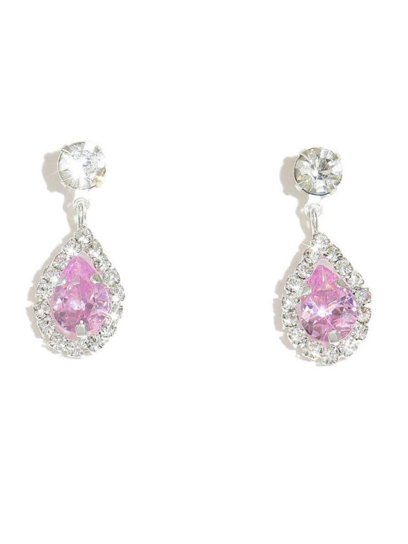 Luxury Teardrop Crystal Drop Earrings for Women, Sparkling Rhinestone Dangle Earrings, Elegant Bridal Wedding Jewelry, Party Prom Gift