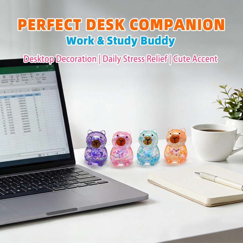 1/3/6 Counts Sensory Stress-Relief Toys, Sparkly Porcupine Squeeze Ball (Random Colors), Birthday Party Gifts, Cute Malt-Filled Elastic Toy, Kawaii Squishies