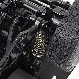 ARRIS 1/10 RC Rock Crawler 4x4, WPL C74-1 Jimny JA11 Off-Road RC Truck with LED Lights, 2.4GHz RTR for Adults