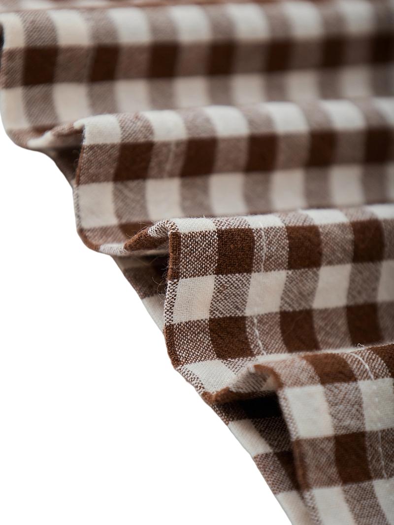 Women's Summer Plaid Vest Set, Elastic Waist Pocket Wide Leg Pants, Casual Comfortable Beach Vacation, Daily Wear, Casual Fashion Set Women's Summer Plaid Vest Set, Elastic Waist Pocket Wide Leg Pants, Casual Comfortable Beach Vacation, Daily Wear, Casual Fashion Set