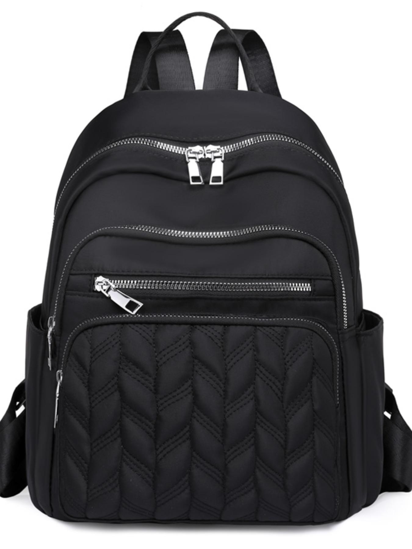 Women's Oxford Cloth Backpack, Large Capacity Anti-Theft Laptop Bag, Travel & Casual Fashion Bookbag, Student & Mommy Shoulder Bag, Casual Lightweight Backpack