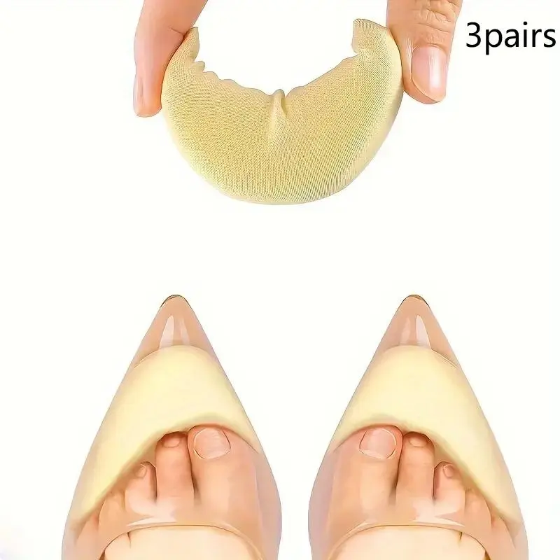 Toe Inserts For Shoes Too Big, 3 Pairs Shoe Inserts For Women & Men, Foam Toe Filler, Shoe Fitters, Foot Care