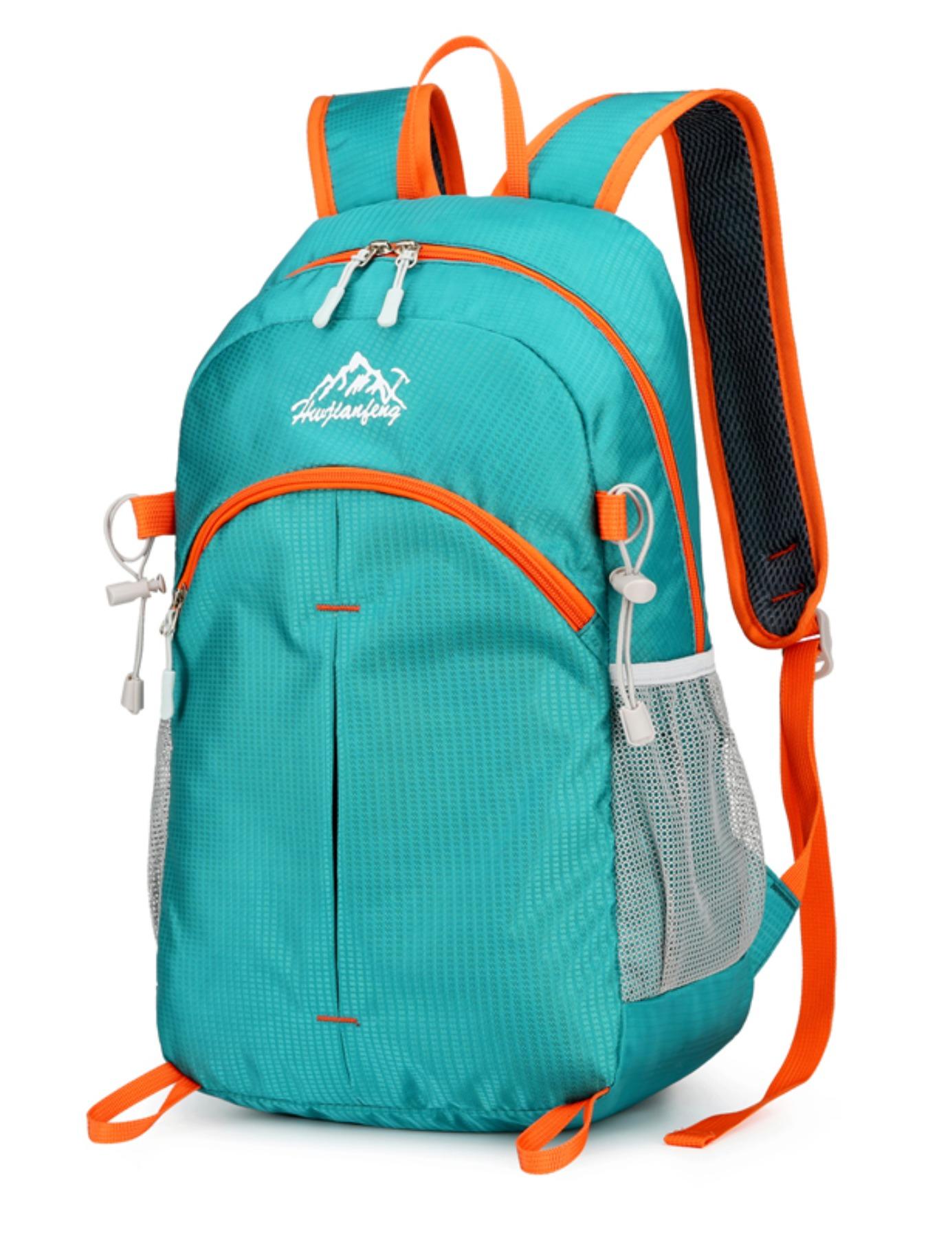 Outdoor Lightweight Foldable Backpack, Unisex Waterproof Durable Hiking Shoulder Bag, Portable Travel Camping Daily Use Bag