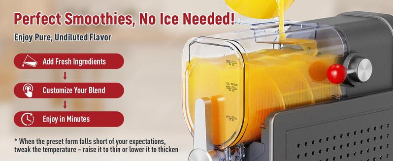 [New Year Gift] WizAura Slushie Machine – Best Party Gift, 54oz No Ice Needed, 6 Preset All-in-One Frozen Drink Maker w/ Auto-Clean & Temp Display | Perfect for Margaritas, Smoothies, Ice Cream, Milkshakes
