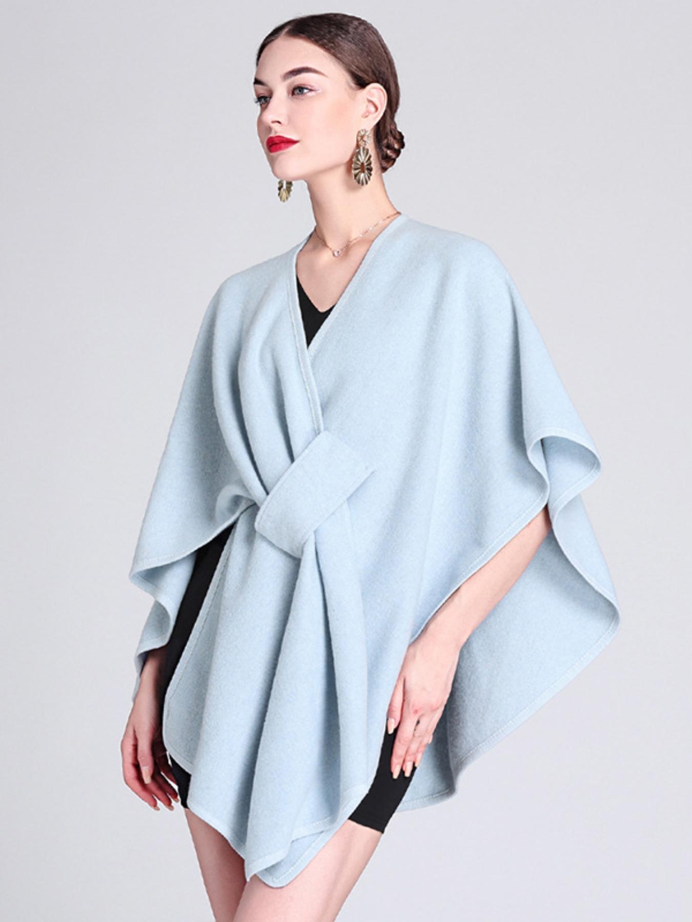 Women's Fall Winter Fashion Solid Color Shawl, Trendy Solid Shawl, Warm Comfortable Scarf, Casual Multifunctional Wrap for Autumn/winter Decor