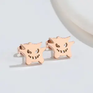 Funny Anime Ghost Earrings for women Kawaii Doll Devil tragus piercing earring Hobbies halloween Gifts ﻿pendientes mujer