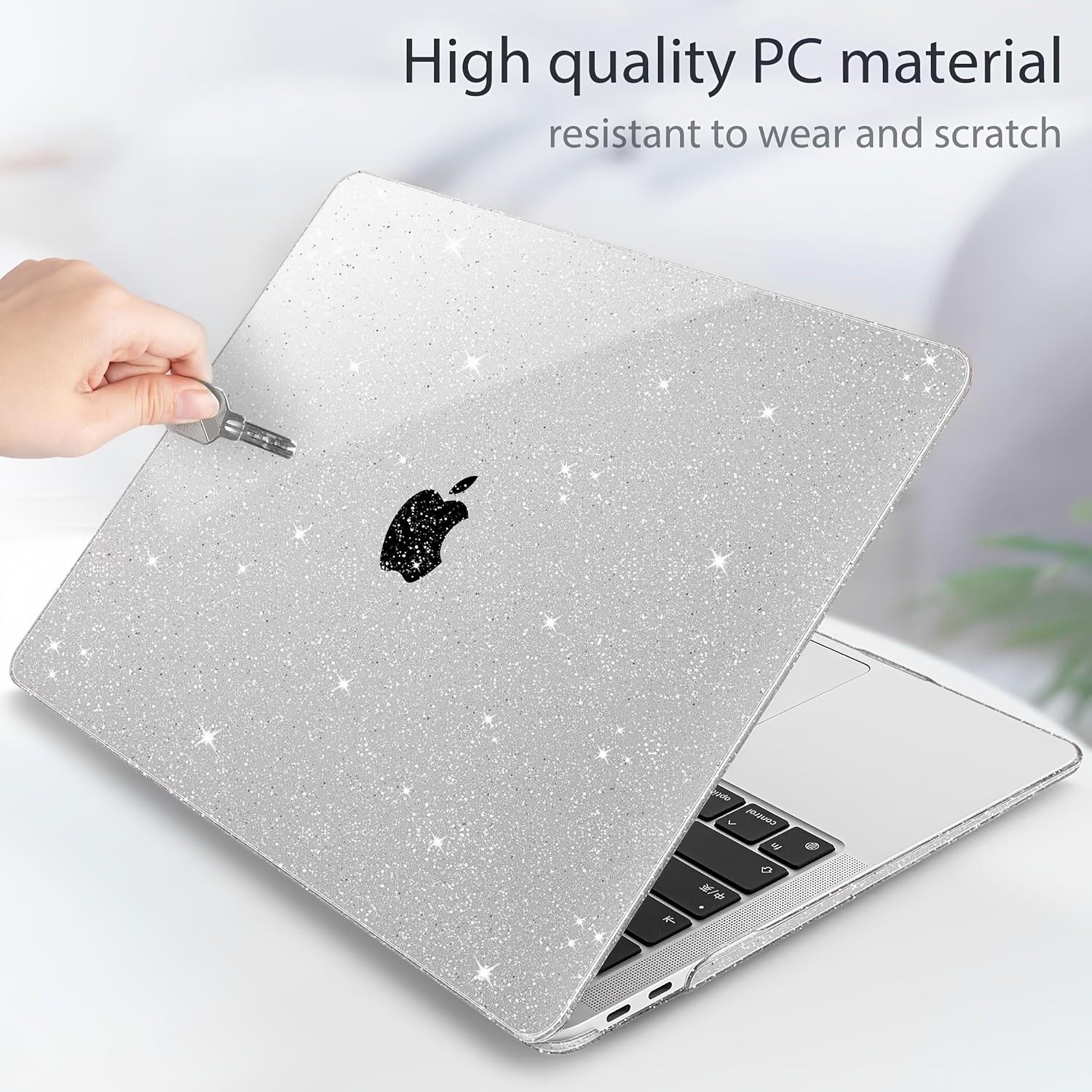 Changhefeng Macbook Neo Protective Case, Sparkling Star Design, Hard Shell, Unisex, Cute Glitter Pattern, 1 Piece, Durable Protection
