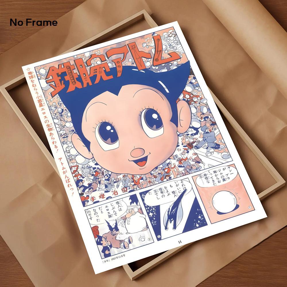 Anime A-Astro Boys Poster HD Waterproof Art Poster for Home, Bar & Café Decor | Fade-Resistant, Non-Sticky, Vibrant DIY Wall Print Perfect Decorative Poster for Office & Living Room