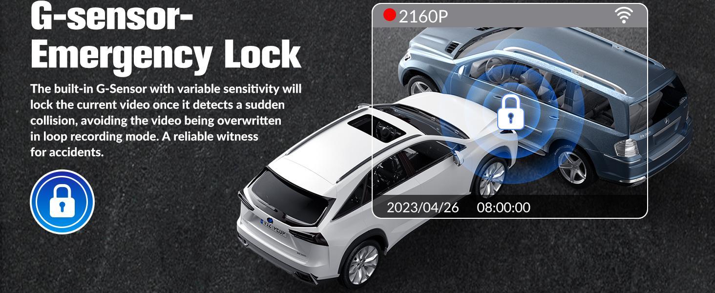 Dash Camera for Cars,1080P Full HD 3 Channel Dash Cam Front and Rear Inside, Dashcam with Night Vision with Free 32GB SD Card,Built-in 2.0'' IPS Screen,WDR,G-Sensor,24H Parking Mode