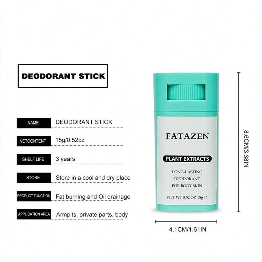FATAZEN Unisex Deodorant Stick | Cooling Fresh, Stops Body Odour, Ideal for Daily Commute & Dates