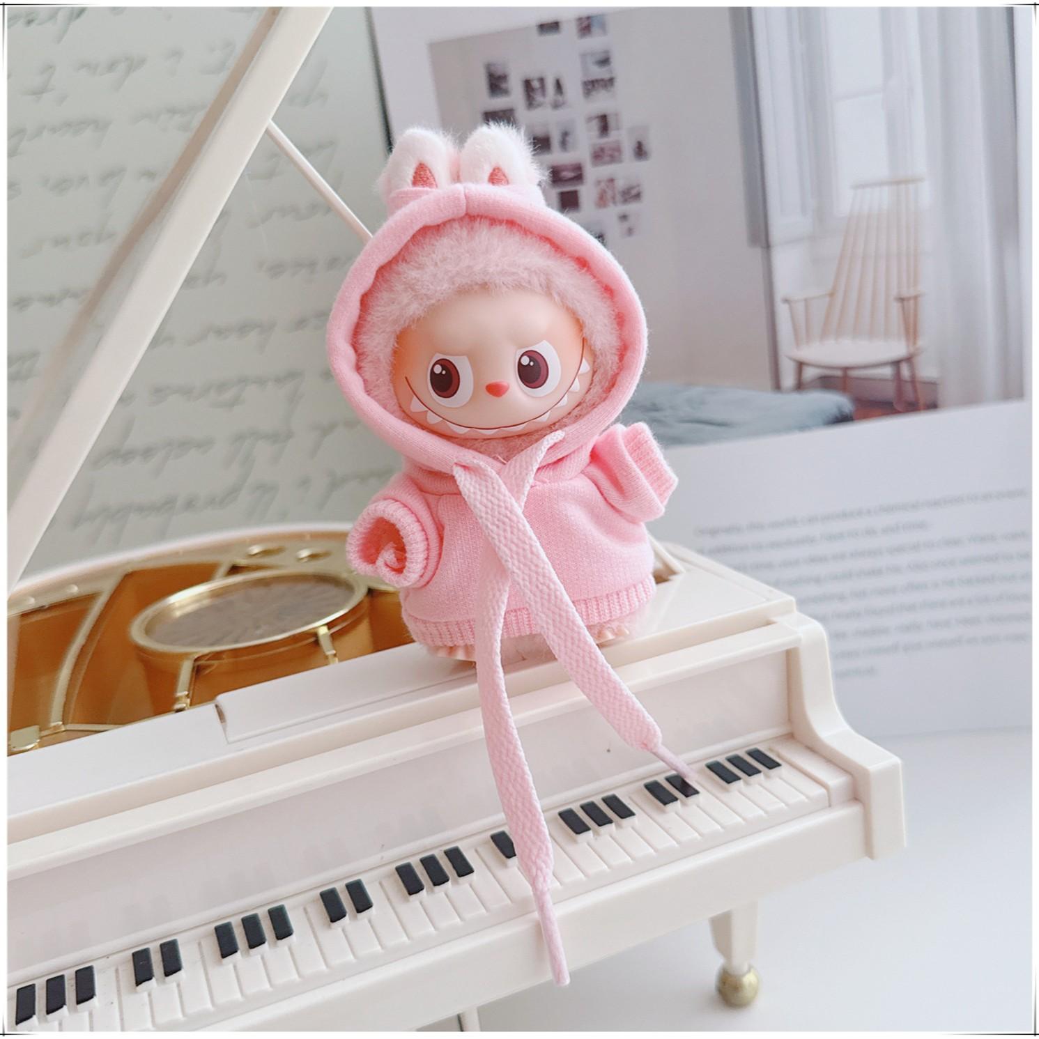 Hooded Sweatshirt Set for Bubu Dolls, Doll Clothes Set, 10cm Hoodie, Cute and Comfortable, Perfect Gift for Kids,Perfect romantic gifts for doll lovers&collectors,Not included doll .