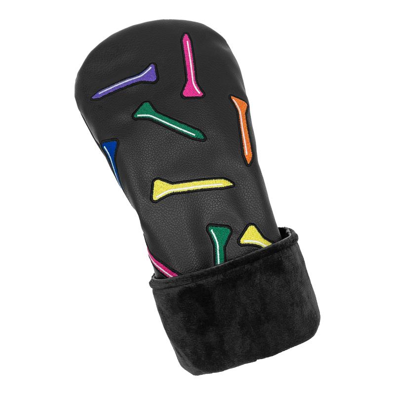 Multicolor Nail Golf Headcover, Golf Club Covers for Driver 1/3/5 Woods UT Wood Club Covers, Popular Cross-Border Protective Covers, Universal Golf Club Headcovers, Golf Accessory