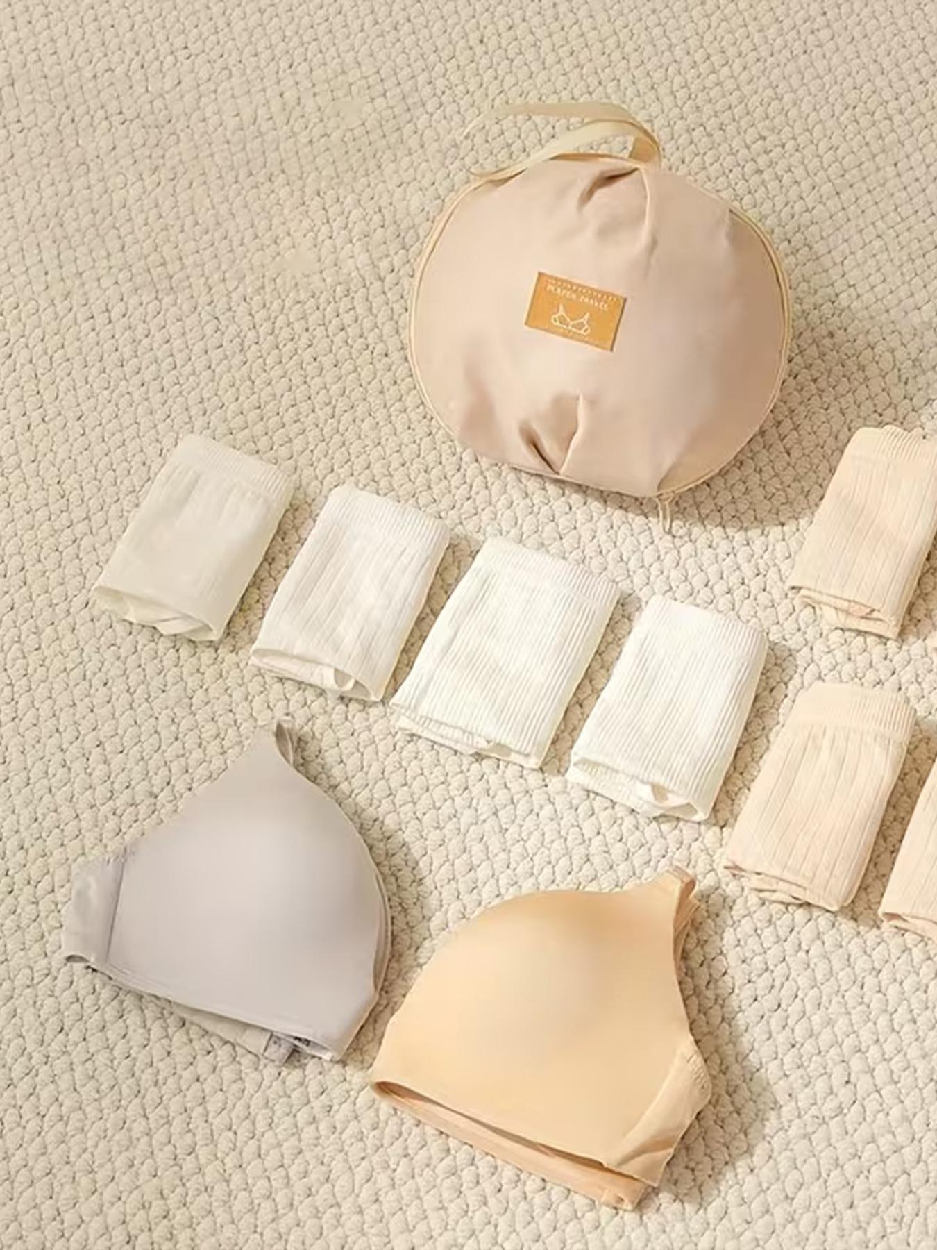 1pc  Spherical Lingerie Storage Bag, Lightweight And Portable, Organizing Bras And Panties While Traveling. It Features Compartments for Orderly Arrangement And Can Be Carried by Hand Or Hung