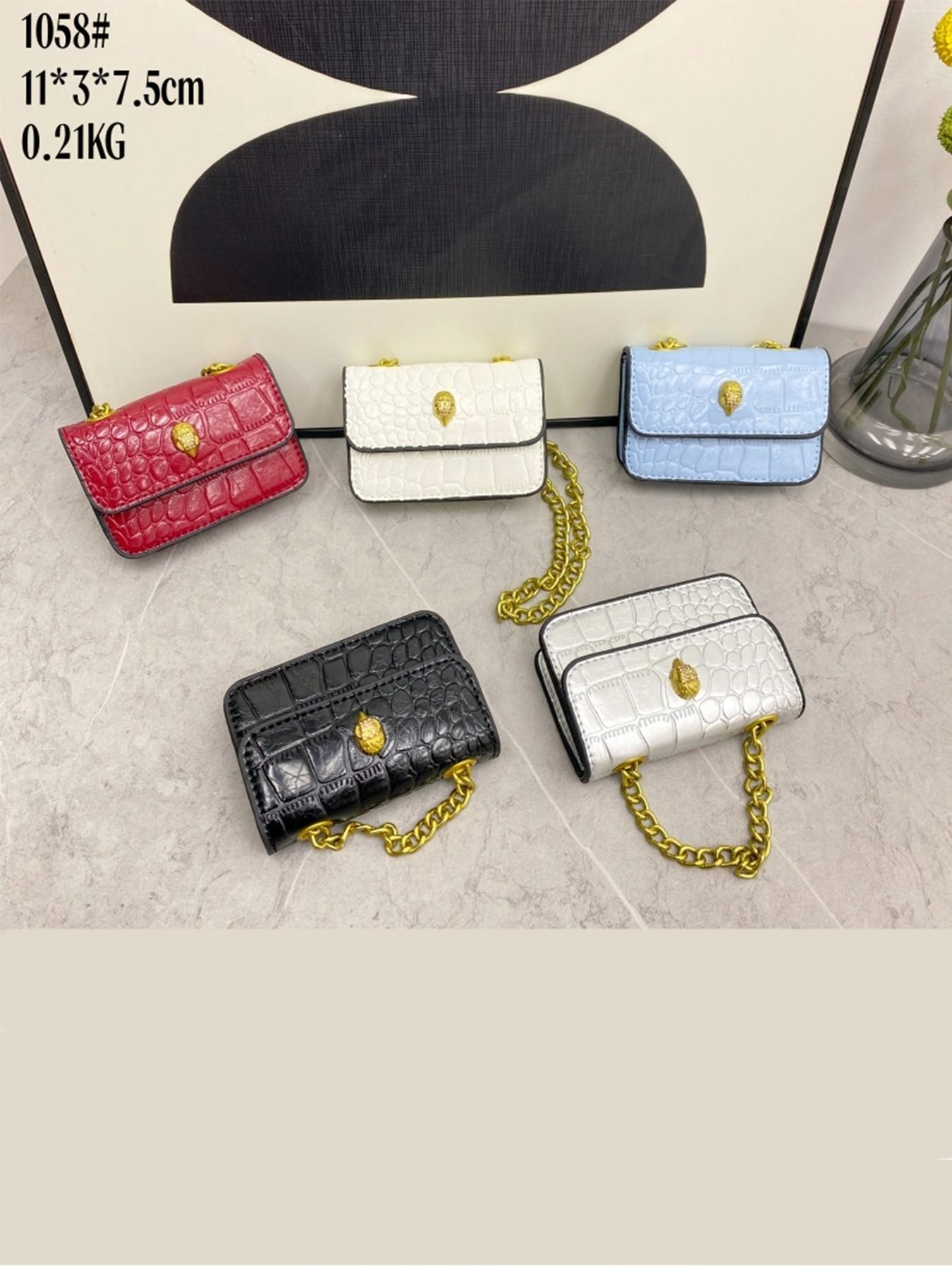 Elegant Mini Crossbody Shoulder Bag for Women, Magnetic Closure, Letter Pattern, Versatile Daily Use, Travel, Commute