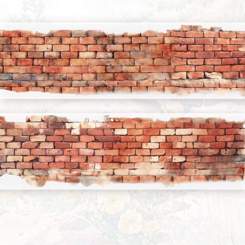 DIY Decorative Pet Tape Stickers, Wall Theme Decoration, Scrapbooking Album Supplies, Creative Craft Accessories, DIY Decal Film for Home & Office Use, Floral Pattern Sticker