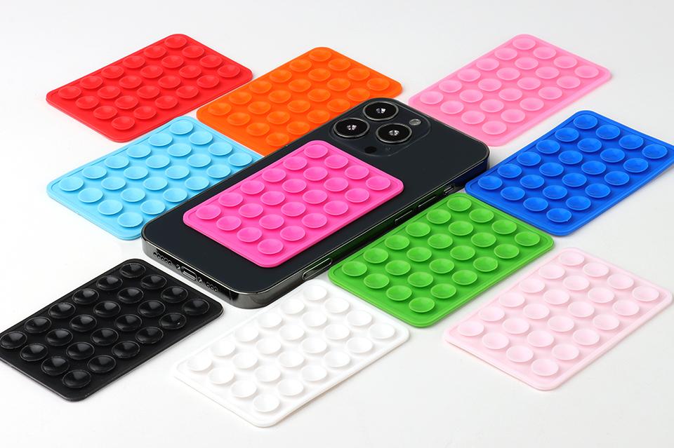 Silicone Suction Phone Case Adhesive Mount iPhone & Android Compatible - Hands-Free, Strong Grip Holder for Selfies & Videos - Durable, Easy to Use Accessories Smartphone Stand Cellphone