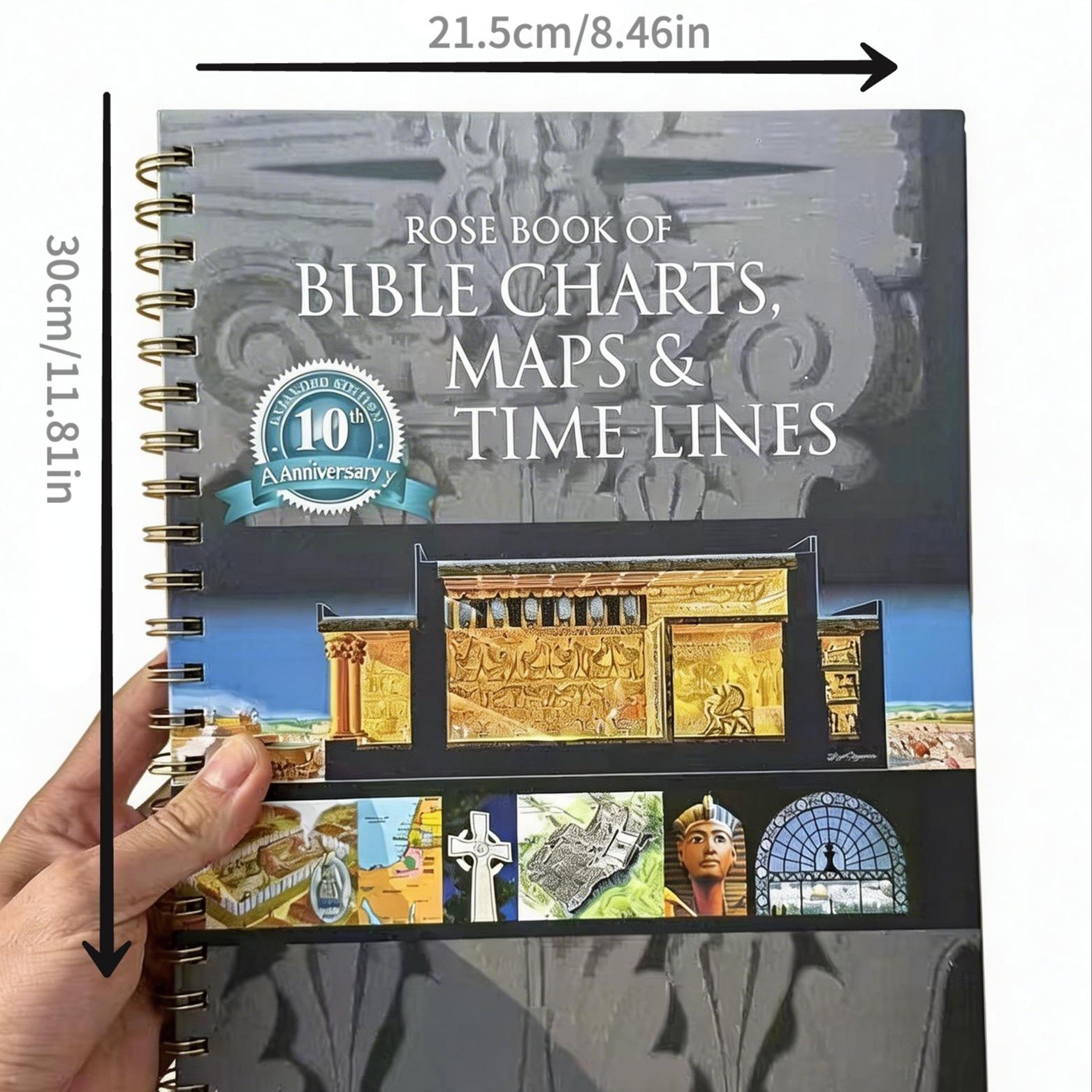Bible Charts Maps & Time Lines, Essential Religious Reference Guide ...