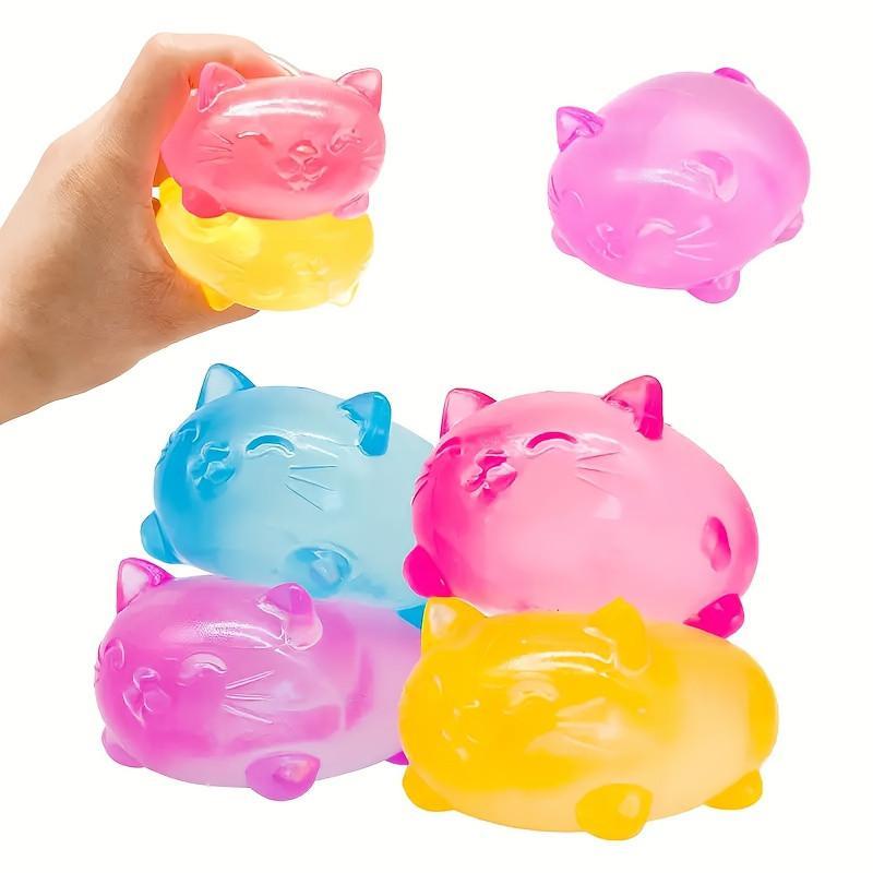 9pcs/box Stress Relief Malt Candy Blind Box, Slow Bounce Squeeze Toys, Unique Party Favors, Small Gifts for Gatherings