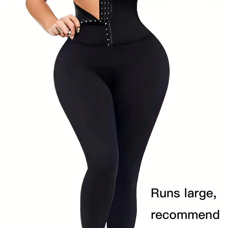 Women's High Waist Leggings, Quick-Dry Sporty Yoga Pants, Elastic Training Bottoms, Winter Fitness Wear, Plain Surface Design, High Performance Leggings