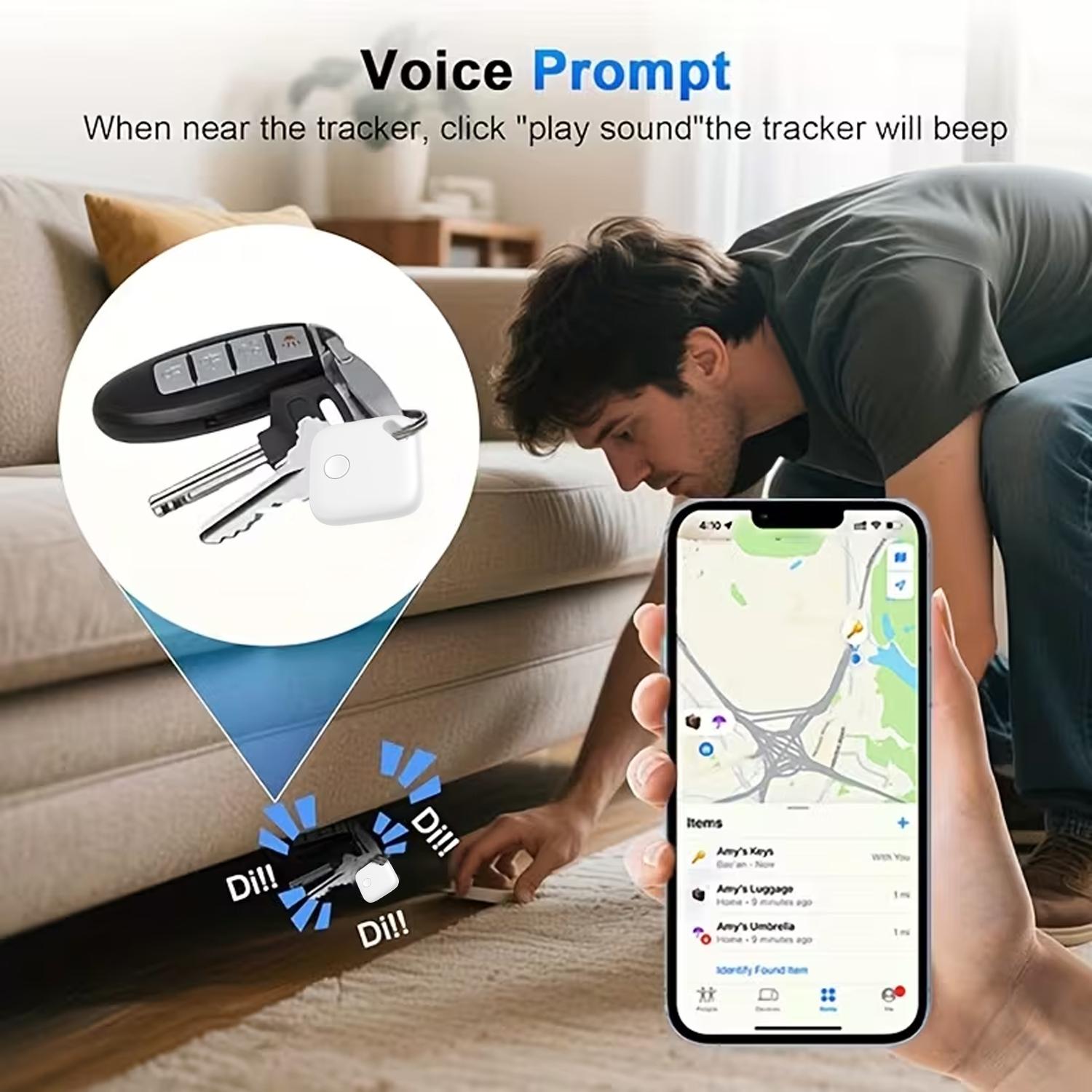 Trackers & Item Locators for Keys, Wallets, Remotes & More; Easily Find All Your Things. only iOS Compatible.USB-C rechargeable，That's smarter for your wallet and more convenient than disposable battery trackers.