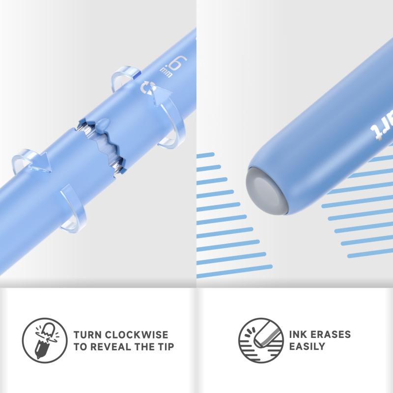 Erasable Gel Pens, 9/45 Colors Rotary Retractable Fine Point Erasable Pens,Vibrant Color Selection,Cute Eggshell Design,Erasable Ink,Make Mistakes Disappear for Drawing Writing Planner and Crossword Puzzles