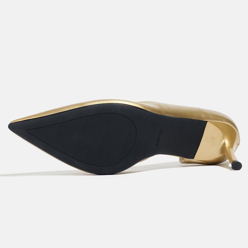 Comfortable, simple and elegant temperament women's singles shoes side empty slim heels women's high heels women's shoes