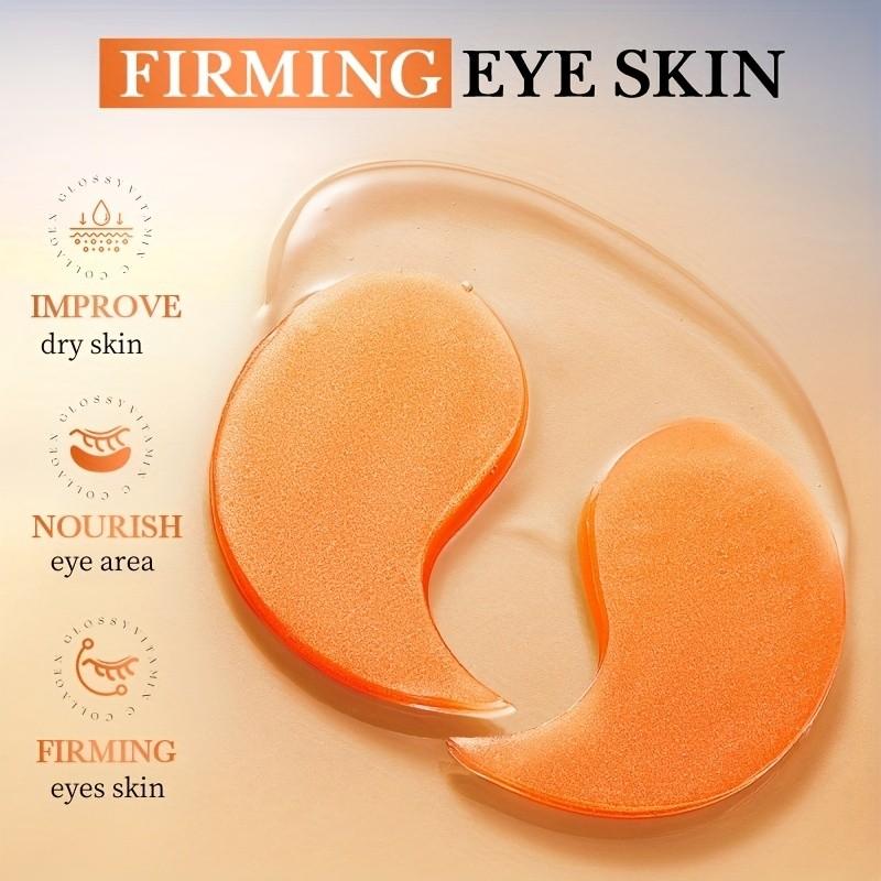 VC Brightening Skincare Set, Refreshing Type, Improves Dullness, Enhances Eye Area, Ideal for Night Owls, 1 Set