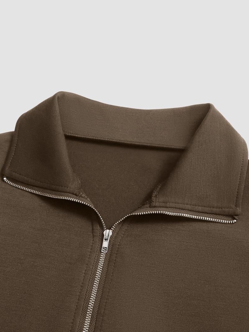 Women's Half-Zip Stand Collar Drawstring Short Sweatshirt, Comfortable and Stylish Pullover for Spring & Fall