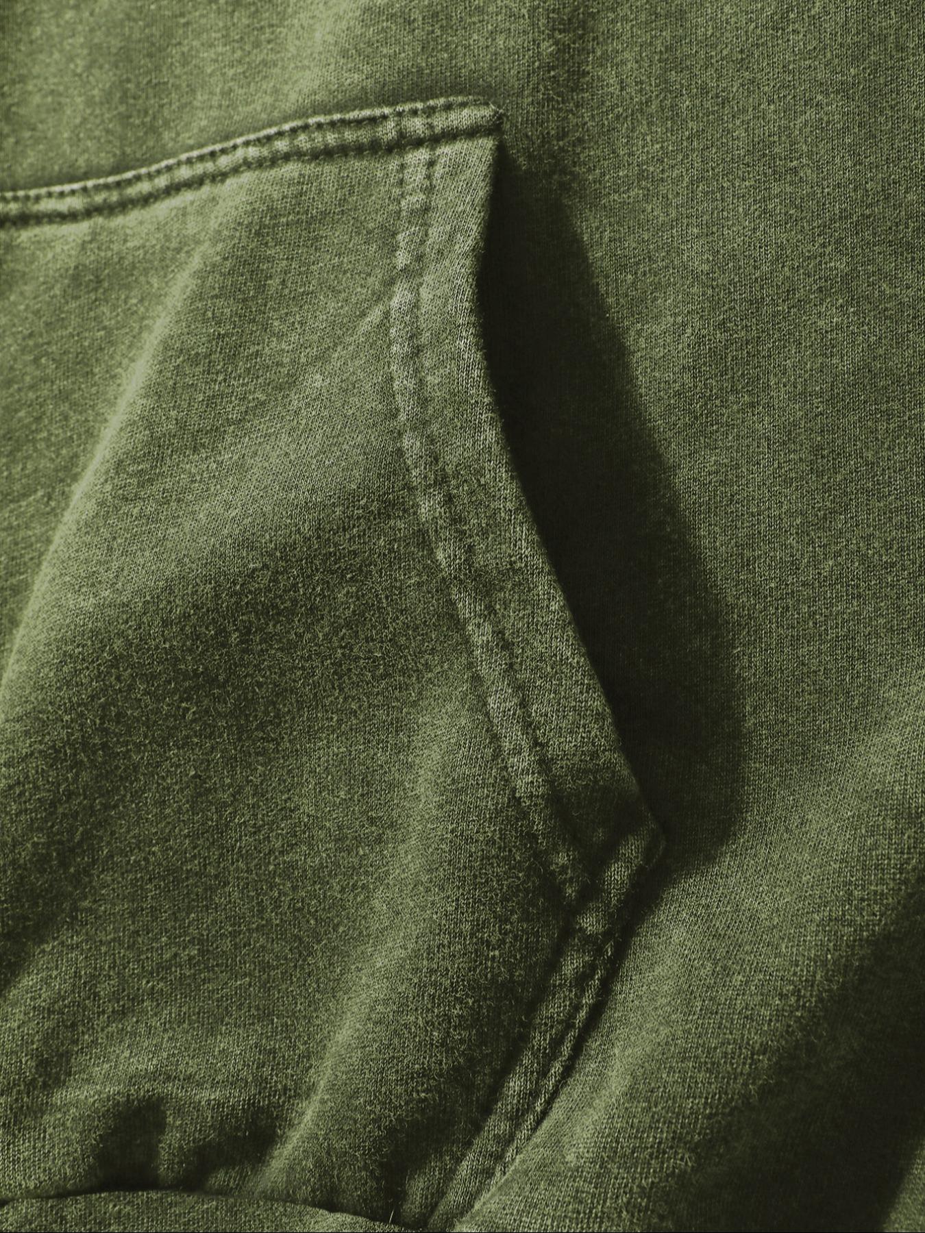 Men's street retro style washed hooded sweatshirt fashion trend casual hoodie, men's autumn and winter wear