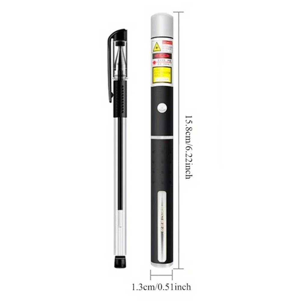 Portable 500m Long-Range Laser Pointer - Red, Green, Blue, Purple Multi-Color for Presentations, Teaching, and Pet Play. USB Rechargeable, Safe for Pets & Classrooms, Remote Control Presentation Tool Handheld Laser Pen.