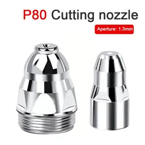 P80 Plasma Cutting Electrode Nozzle, High Precision Cutting Accessories, Durable & Efficient Design, Ideal for Metal Fabrication