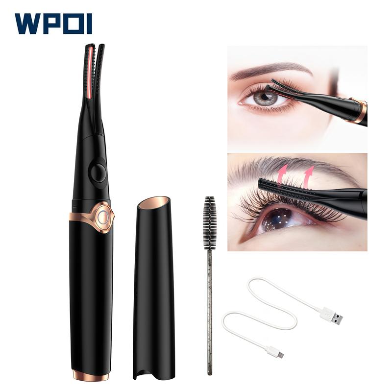 Electric Eyelash Curler for Women, Heated Lash Curler with 3 Temperature Settings, Fast Heating, Rechargeable, Anti-Scald Design, Best Gift