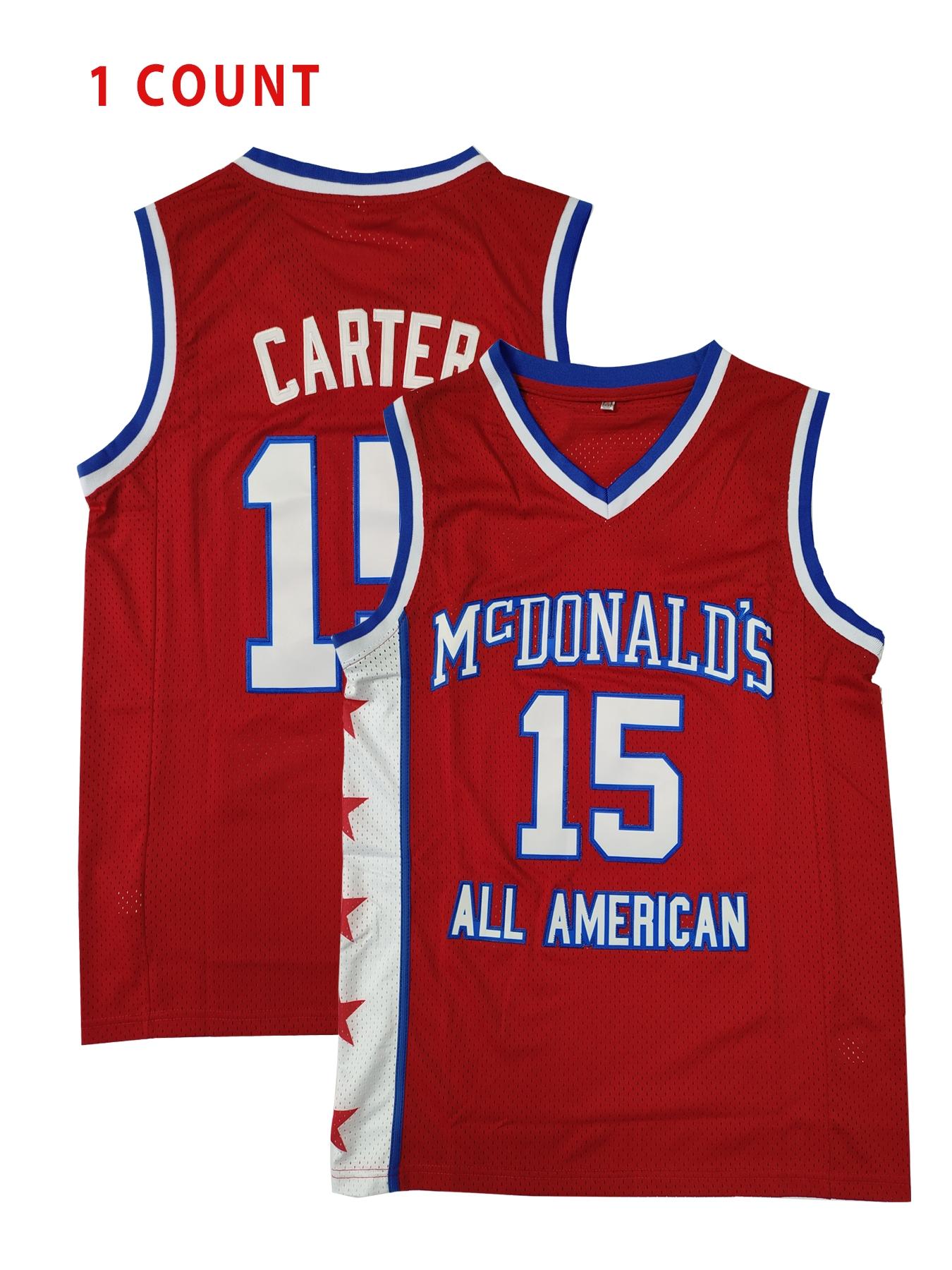 Men's Letter & Number Embroidery Basketball Jersey, Loose American All-american Basketball Vest, Basketball Clothing for Indoor Outdoor Wear, Vintage Basketball Jersey, Sports Jersey, Stylish Home Jersey, Sport Top, Jersey Shirts