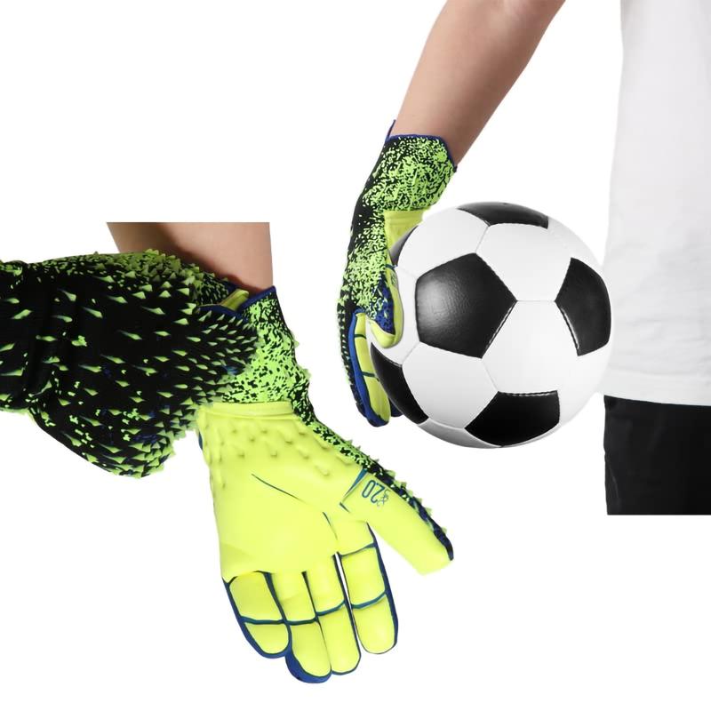 Goalkeeper Goalie Soccer Gloves Kids Youth and Adults High Performance Goalkeeper Gloves, Breathable Soccer Goalkeeper Gloves with Strong Grips Palms