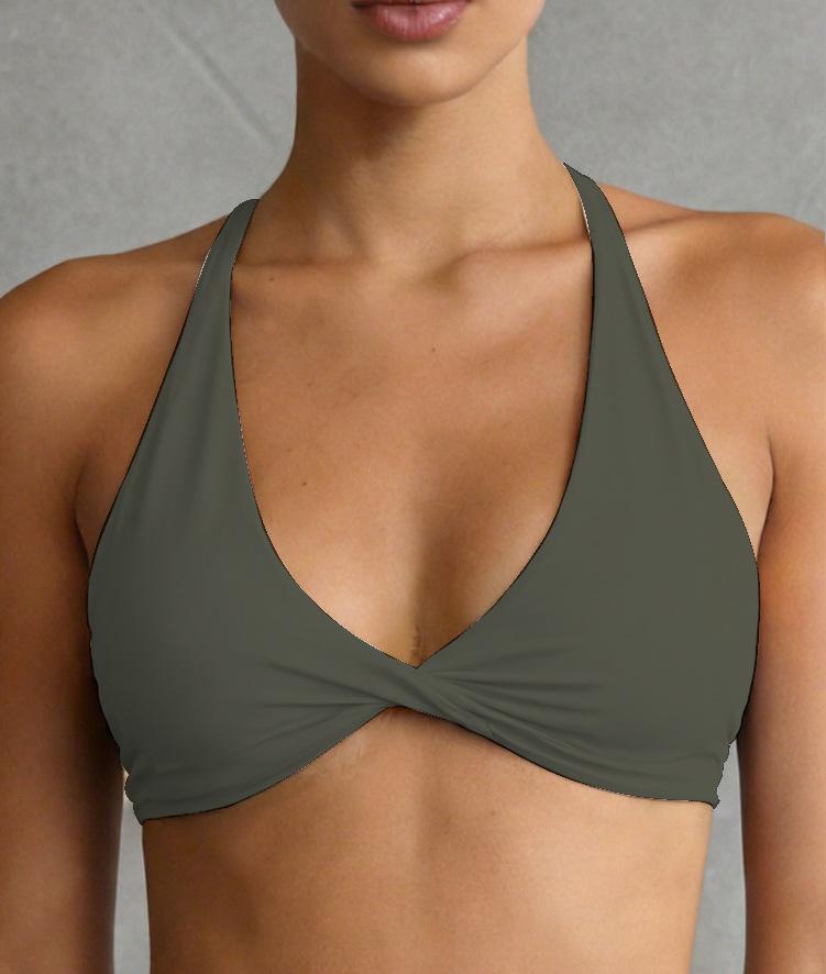 Nude-feel Pilates yoga clothing for women, sports bra, yoga bra, outdoor running, cross-back design for a beautiful back, fitness wear