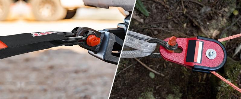 Nilight 4 Pack Small Shackles 1/2" D-Ring Shackle 2 Ton (4409 lbs) Capacity Heavy Duty Off Road Recovery Shackle Kit for Cars and Other Applications for Tie Downs, Black Red Parts Hardware Stainless Steel Rope Chains  dealsforyoudays