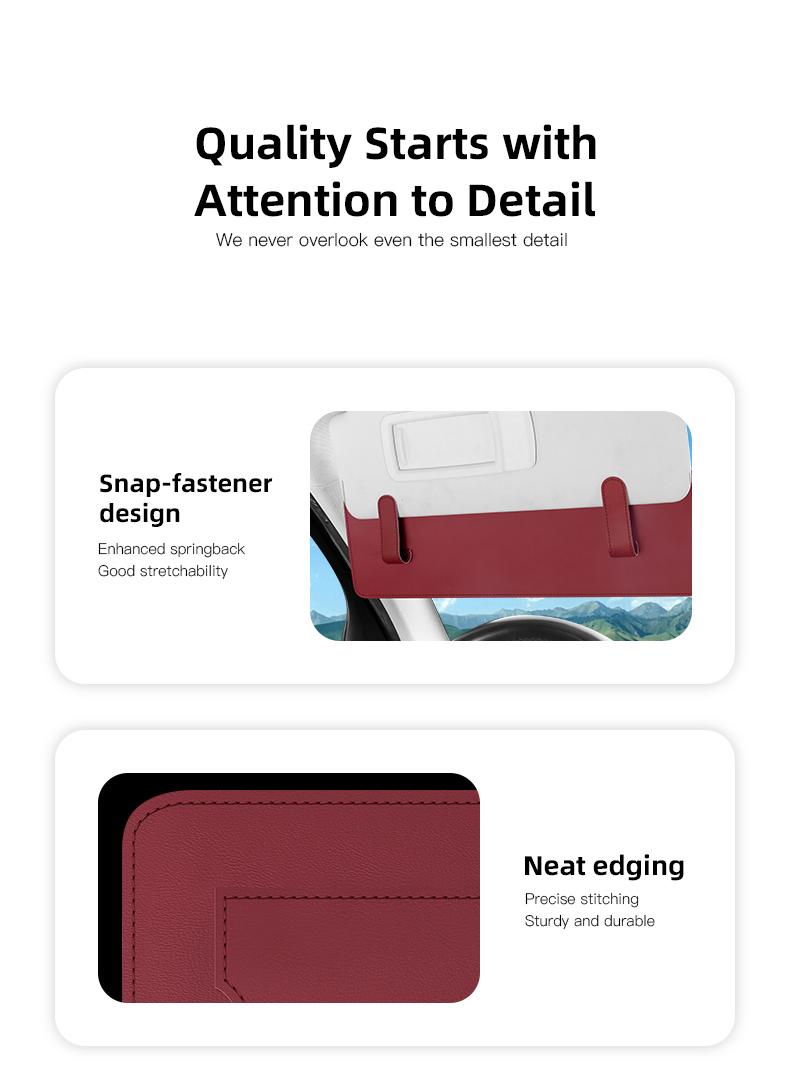 Car Sunshade Extender Plate Storage Clip Glasses Clip For Great Wall GWY WEY TANK 300 500 700 400