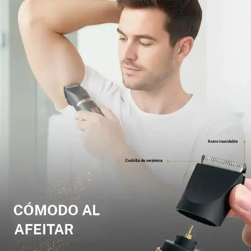 Intelligent electric body shaving device - for trimming underarm hair, groin area, private parts, suitable for both men and women - replaceable head