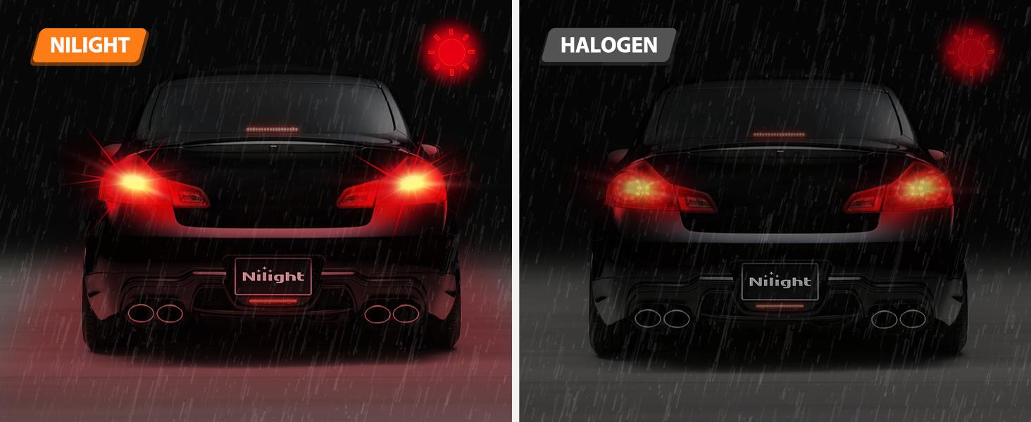 Nilight 57LEDs Red 3156 3056 4157 3057 3157 LED Bulbs (Pairs) t10 Nilight 57LEDs Red 3156 3056 4157 3057 3157 LED Bulbs (Pairs) t10