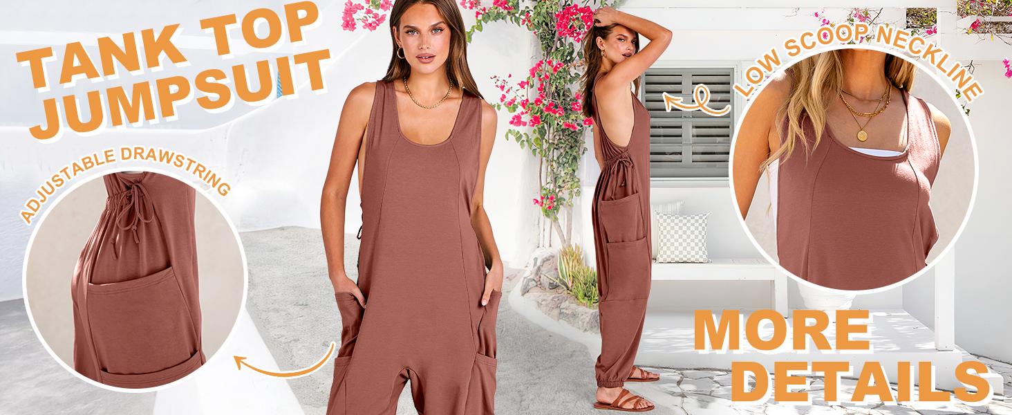 ANRABESS Women Overalls Jumpsuits Loose Casual Dressy Sleeveless Baggy Harem Pants Romper Jumpers 2026 Trendy Summer Adjustable Waist Jumpsuit