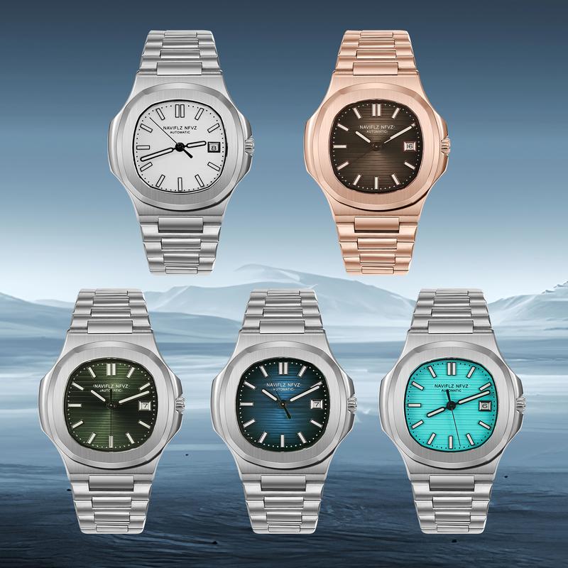 NAVIFLZ NFVZ High Quality Top Luxury Man Watch Sports Waterproof Luminous Date Men Wristwatch Square Dial Automatic Mechanical NAVIFLZ NFVZ High Quality Top Luxury Man Watch Sports Waterproof Luminous Date Men Wristwatch Square Dial Automatic Mechanical