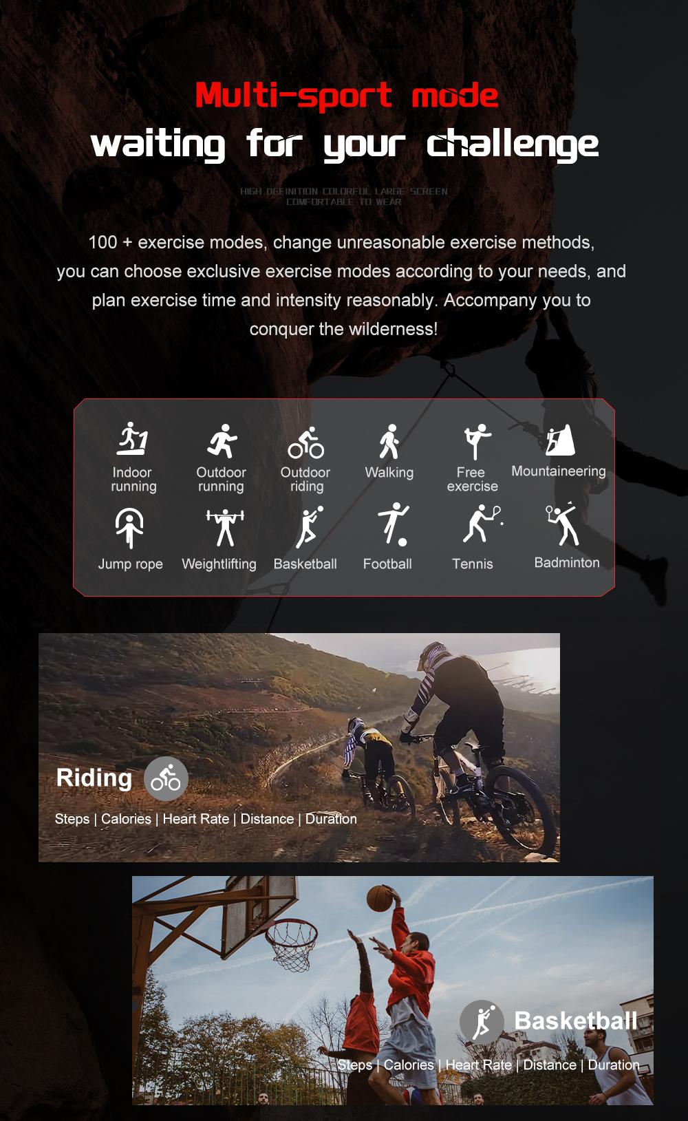 ZW48 Tactical Bluetooth Calling Smart Watch 1.46 Inch HD Round Display LED Flashlight for Outdoor Fitness Daily Wear