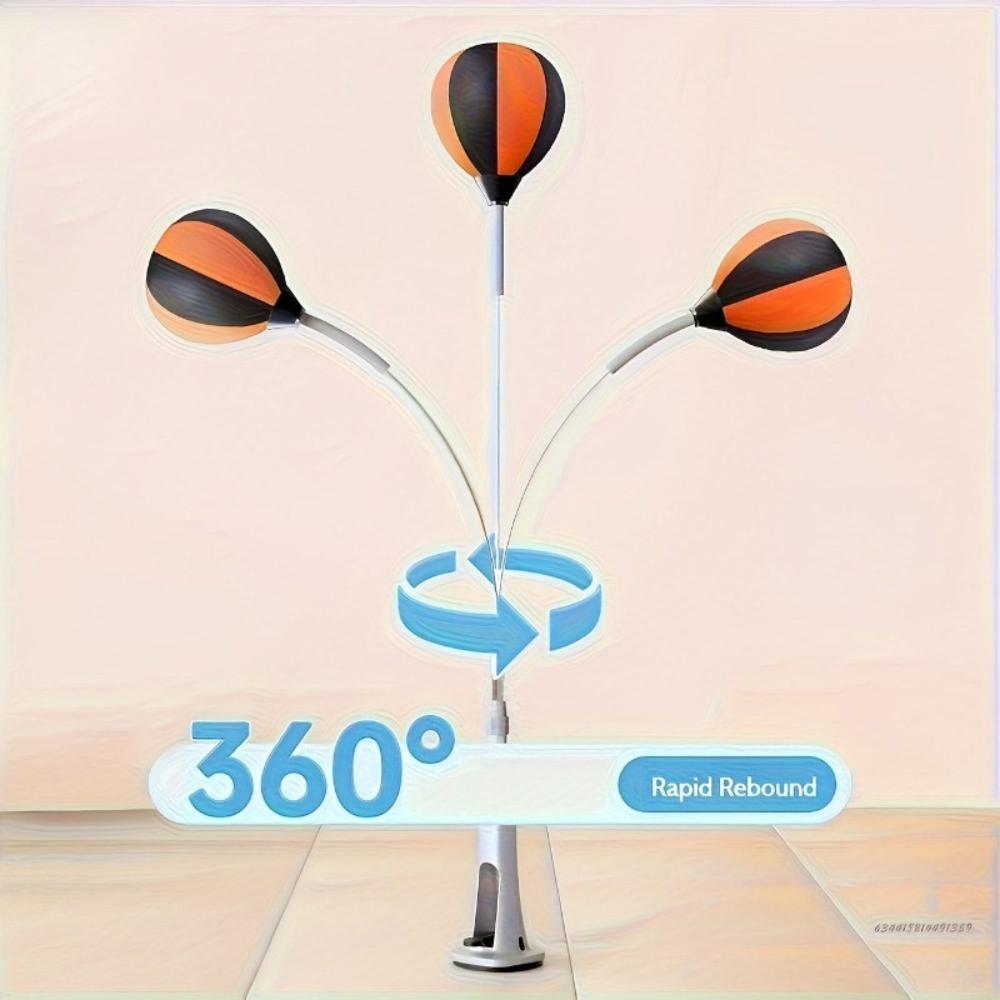 Professional Cobra Reflex Bag with Stand - Height Adjustable Heavy Duty Boxing Ball for Home Gym