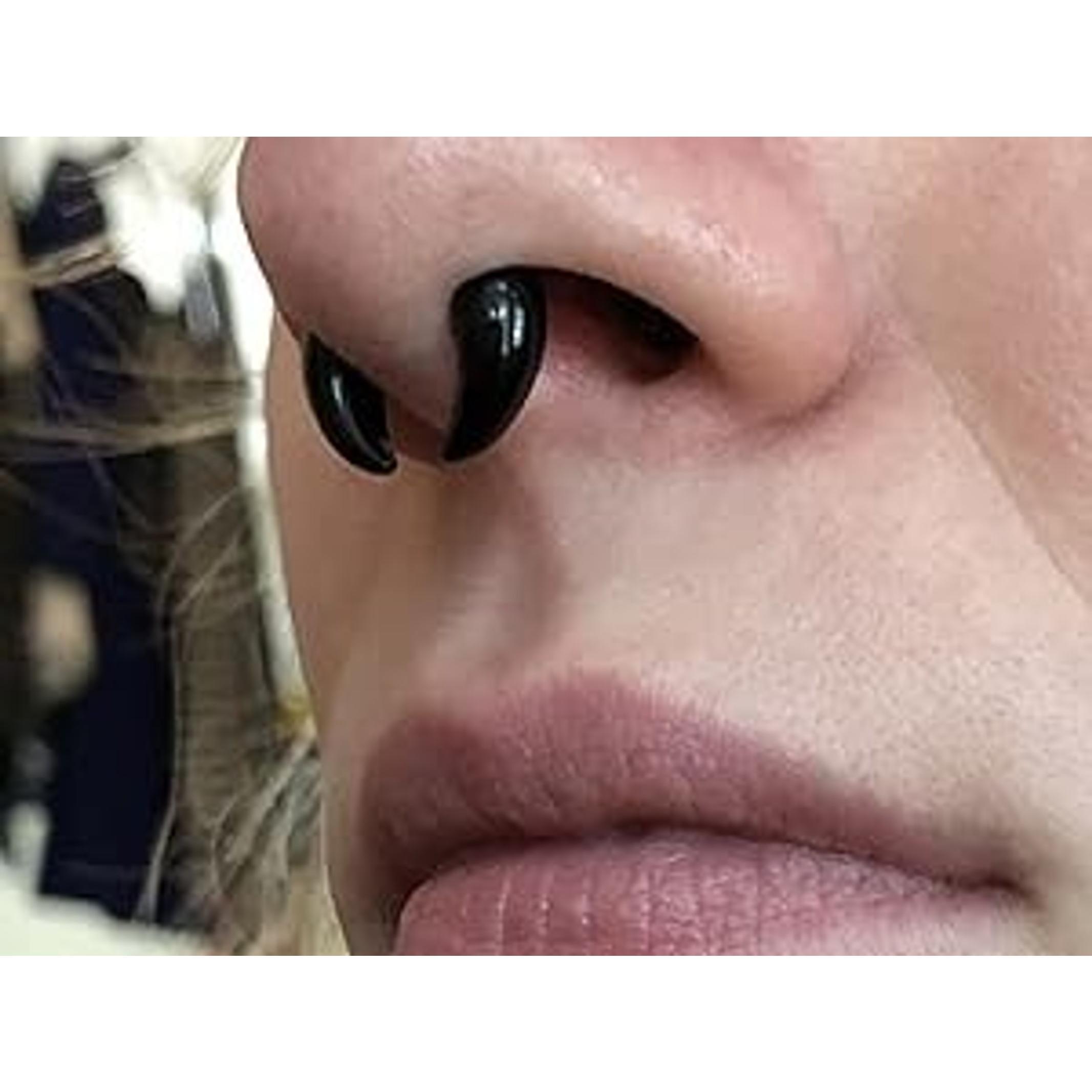 3 PCS 14G-0G Cozy Glass Septum Stretching Kits Pincher Taper with O-Rings Buffalo Septum Retainers Hypoallergenic Fresh Stretch Body Piercing Retainers Ear Hangers