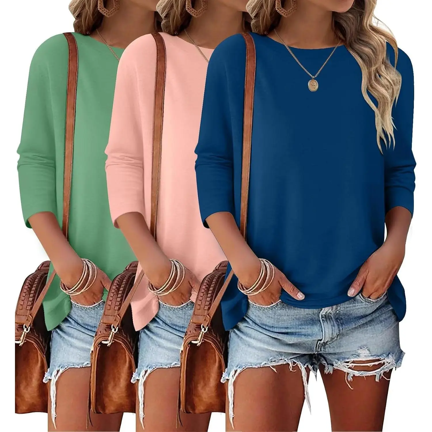 Grass Green,light Pink,blue
