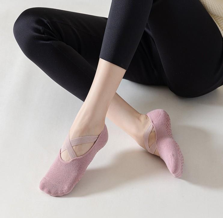 Pilates Anti Slip Toe Socks Yoga Socks Grip Socks Non Slip Running Socks Sports Sock 02