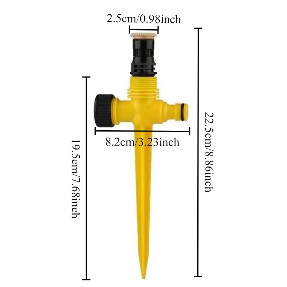 5-Pack 360-Degree Automatic Rotating Watering Can, Dual-Mode Wide-Angle Sprinkler, Ideal for Flowers, Vegetables, Lawns, Farms, Greenhouses