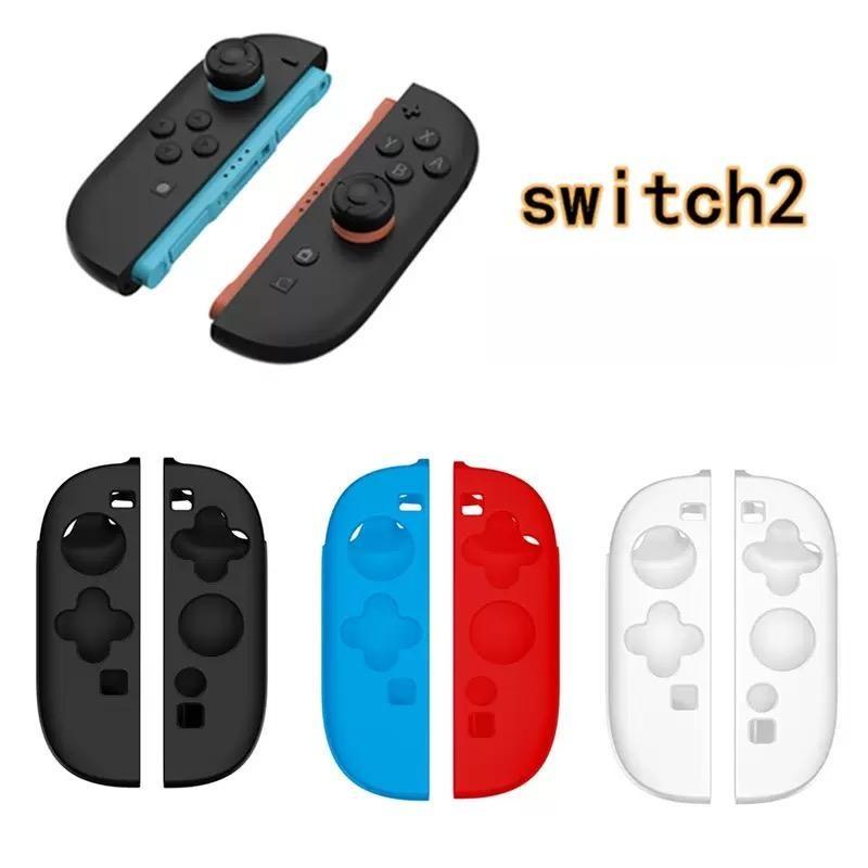 Switch 2nd Generation Left Right Controller Grip + 2 Joystick Caps, Enhanced Gaming Experience, Durable Design, Perfect Fit