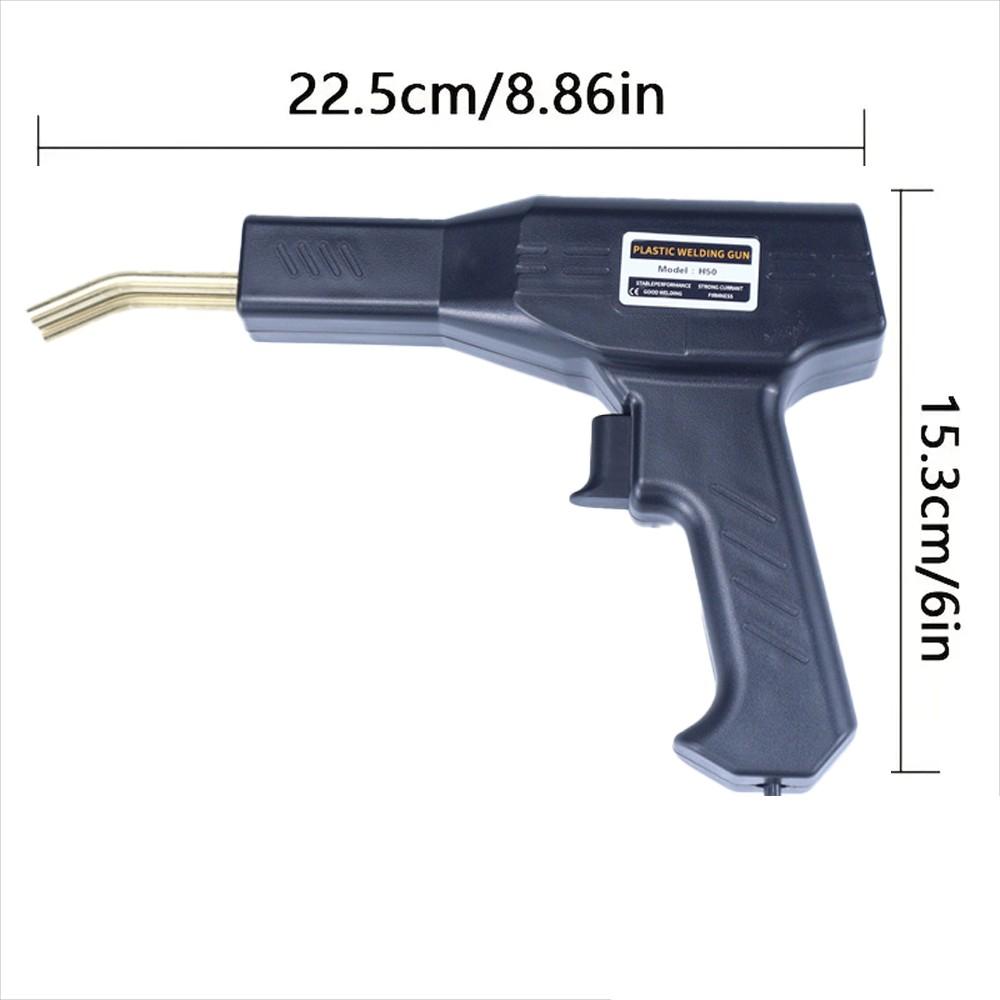 Plastic Welding Repair Kit, Easy-To-Use Plastic Welder Tool, Ergonomic Handle, Durable for Car Bumper, Kayak, Plastic Toys