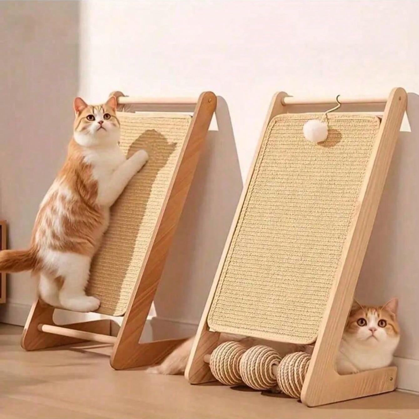 1 Sturdy Sisal Cat Scratching Board - Clutter-Free, Sofa-Design For Exercise And Rest - The Perfect Gift For Your Cat, Your Cat's Favorite Gift, And A Few Extra Preventative Sofas At Home